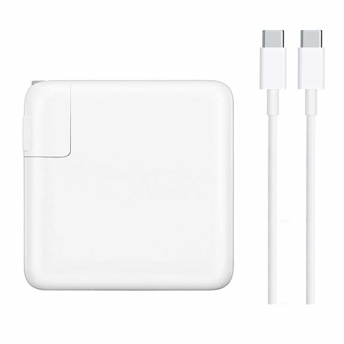 511t2ewbfL._SL1200_.jpg Apple 61W USB-C Power Adapter MRW22HN/A - Image 1