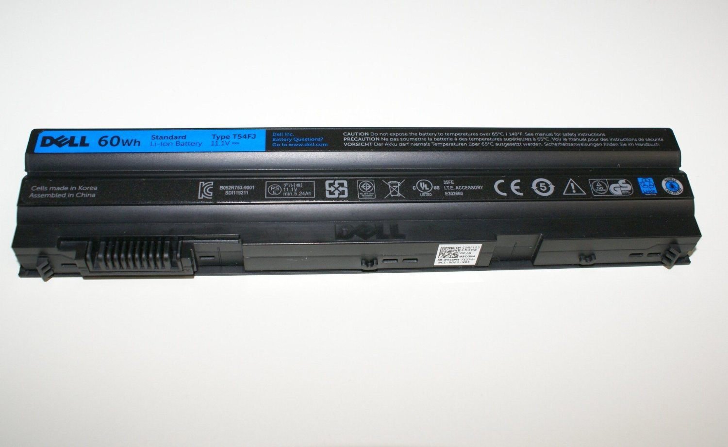 61KqJQQkLlL._SL1500_-1.jpg Dell - Battery Latitude E5420 E5520 E6420 E6520 Laptop Battery - Dell Part T54FJ 6 Cell - Image 1