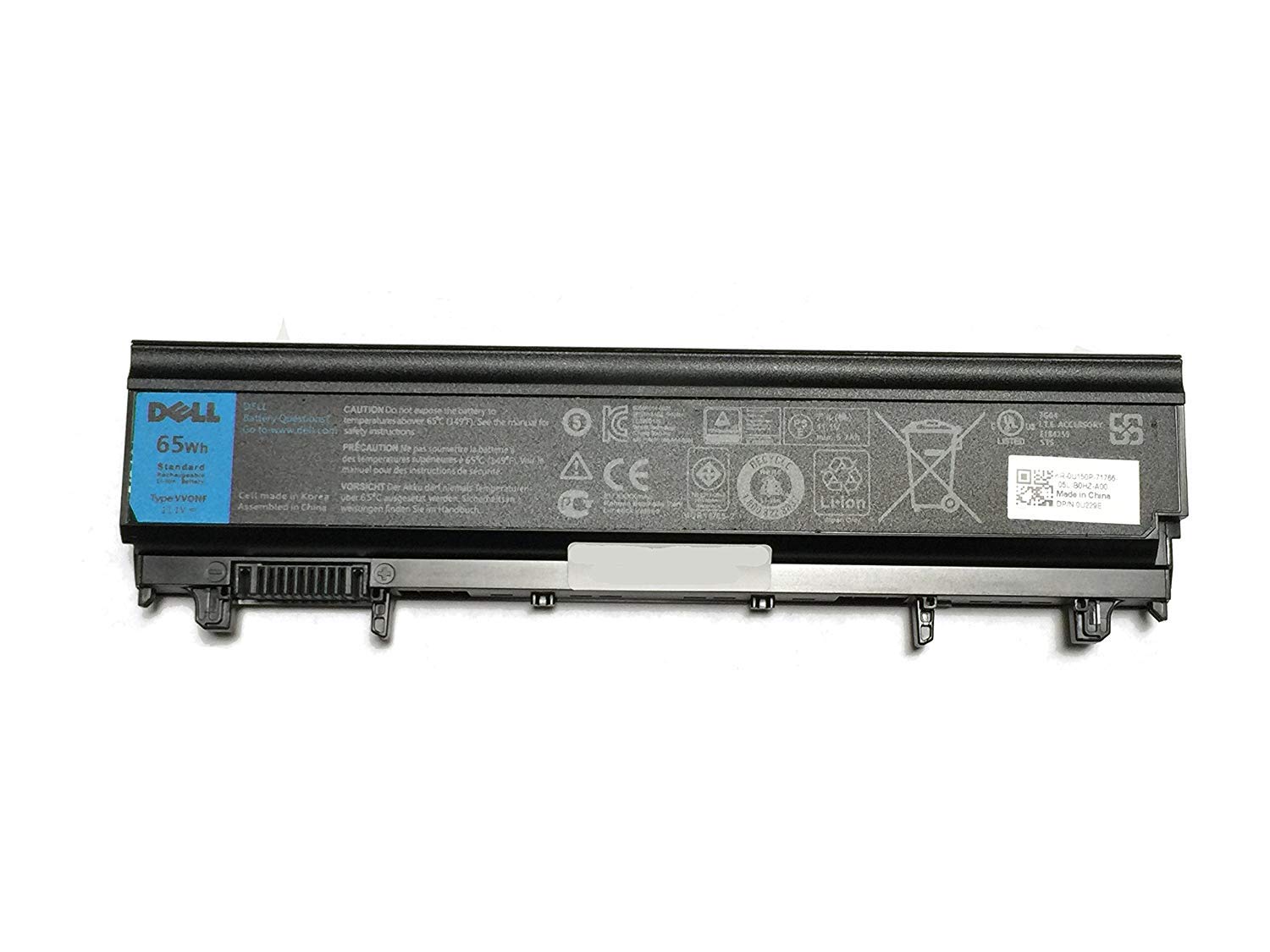 71JqLCCN-40.jpg Dell 970V9 6 Cell Laptop Battery - Image 1