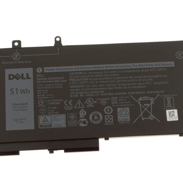 Battery Dell 93FTF 83XPC D4CMT Latitude 5480 5488 - New