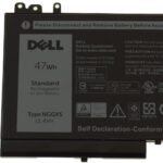 New NGGX5 battery for Dell Latitude E5270 11.4V 47Whr 3 Cell Primary Lithium-Ion Battery 954DF JY8DF
