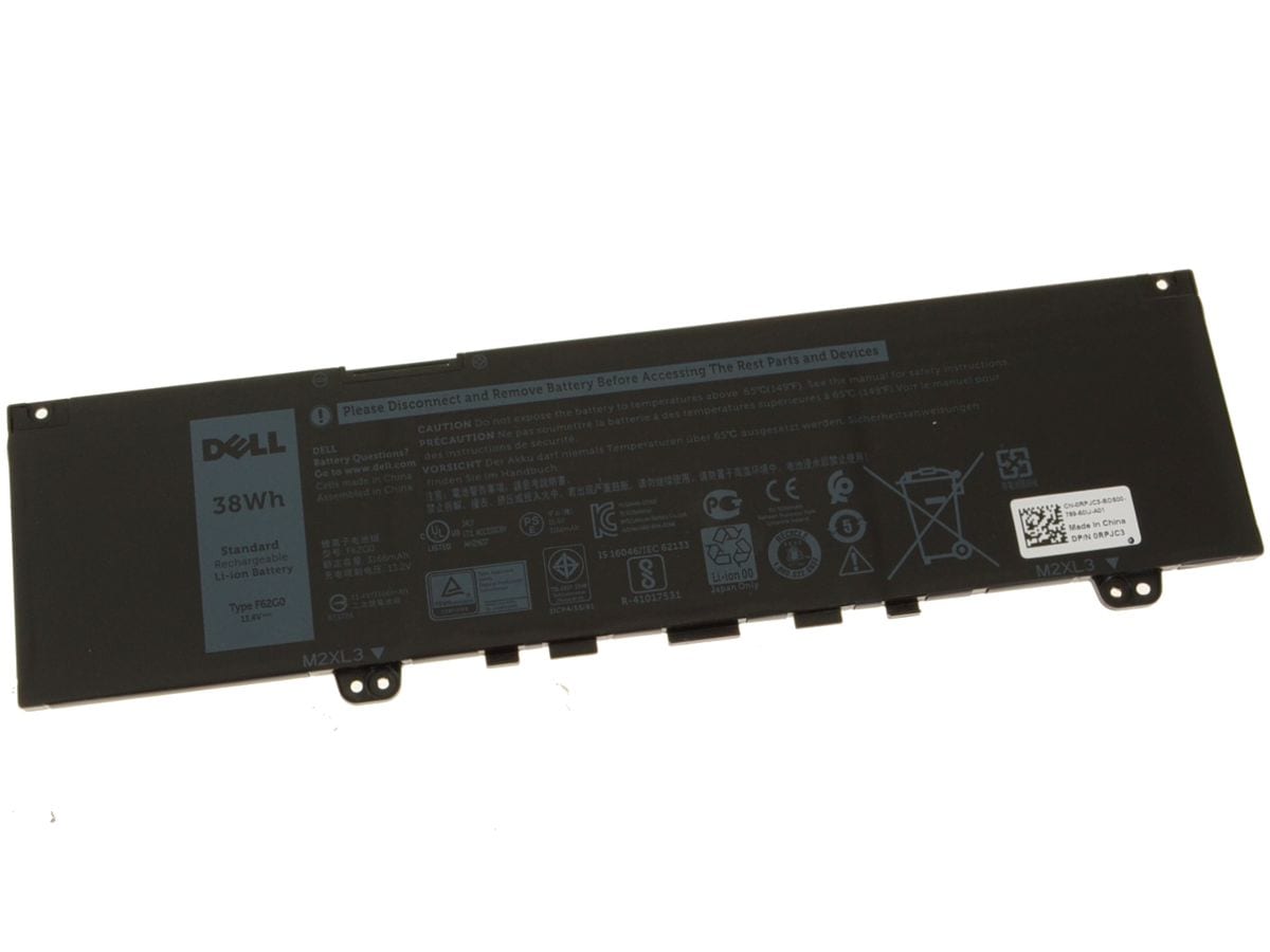 RPJC3a1-1.jpg 11.4V 38WH New - Laptop Battery F62G0 for Dell Inspiron 13 5370 7370 7373 Vostro 5370 RPJC3 - Image 1