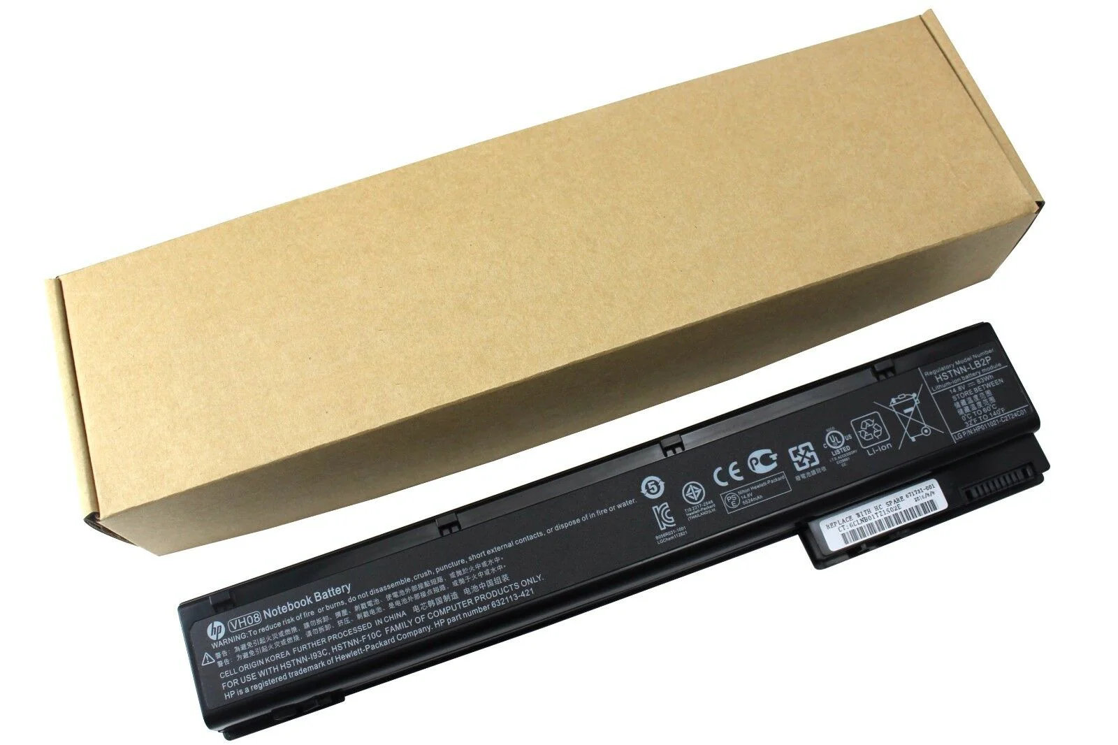 VH08ORG_2048x2048.webp HP original VH08 VH08XL E7U26AA 708455-001 battery for HP Zbook 15, Zbook 15 G2, Zbook 17, Zbook 17 G2 14.4V 4400mah 8 Cell Li-Ion - Image 1